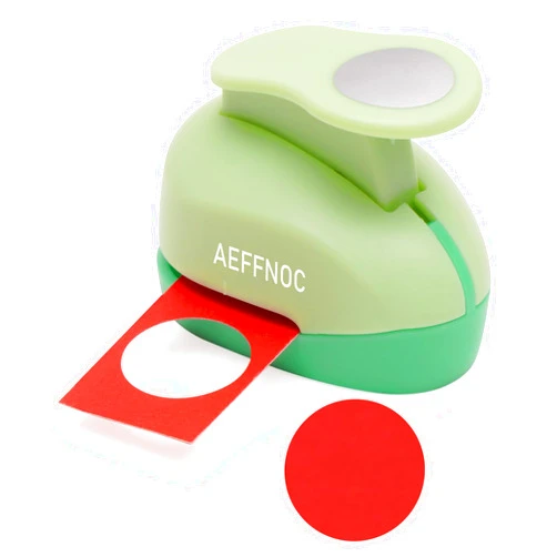 AEFFNOC 1 Inch Circle Hole Punch, Circle Punches, Circle Hole Puncher, One Punch, Circle Cutter, Craft Lever Punch, Hole Punch Shapes, Circle Paper Punchers for Crafts, DIY Arts