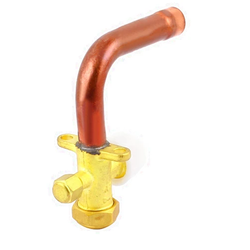 FILUNO 5/8BSP Thread Inlet 3 Way Bend Tube Split Valve for Air Conditioner