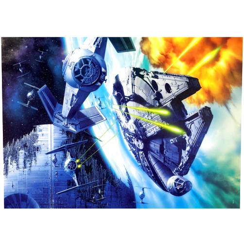 Buffalo Games - Star Wars - “Let’s Keep a Little Optimism here” - 500 Piece Jigsaw Puzzle for Adults Challenging Puzzle Perfect for Game Nights - Finished Puzzle Size is 21.25 x 15.00