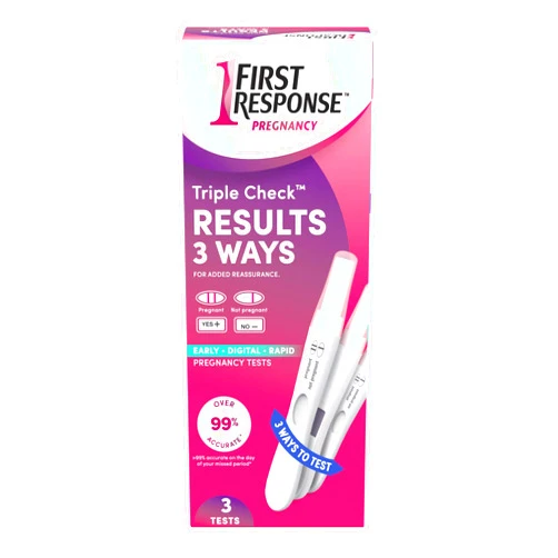 First Response Triple Check Pregnancy Test 3 ct.