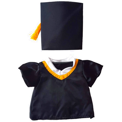 Stuffems Toy Shop Graduation Cap & Gown Outfit Teddy Bear Clothes Fits Most 14
