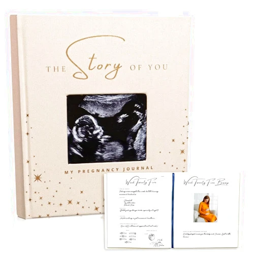 Nuna paper co. My Pregnancy Journal Memory Book -128 Page Pregnancy Planner and pregnancy journal for first time moms 2025- Weekly Pregnancy Scrapbook - pregnancy memory book - pregnancy book memory book