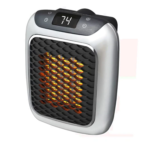 Ontel Handy Heater Turbo 800W Wall Outlet Heater w/Auto Shut off