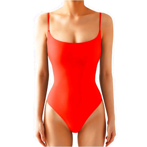 SUUKSESS Women Sexy Square Neck Thong Bodysuit Backless Cami Bodysuit Top