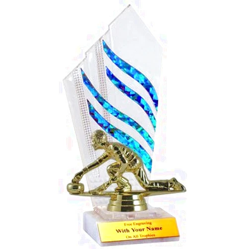 QuickTrophy Flames Curling Trophy