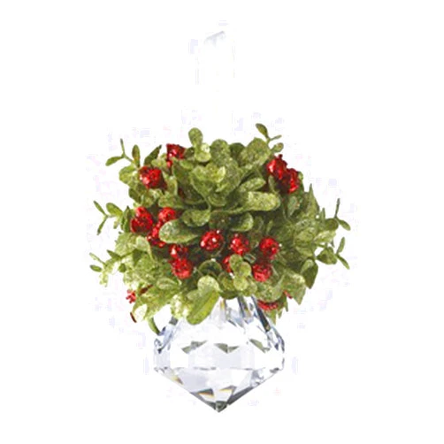 Ganz Mistletoe Krystal Jewel Christmas Ornament 5 Inch Multicolor