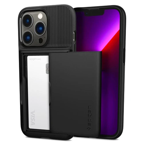 Spigen Slim Armor CS Designed for iPhone 13 Pro Case (2021) - Black