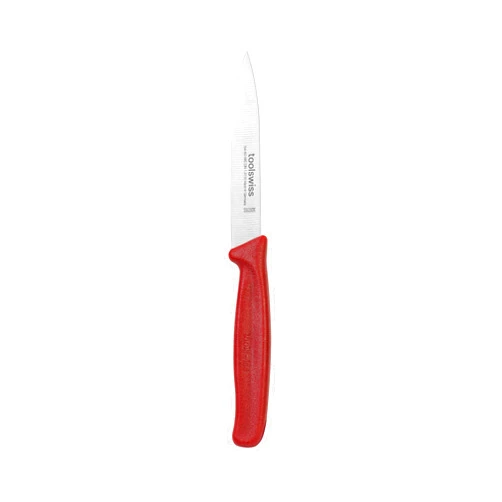 ToolSwiss Galinox Utility 4” straight edge; Red