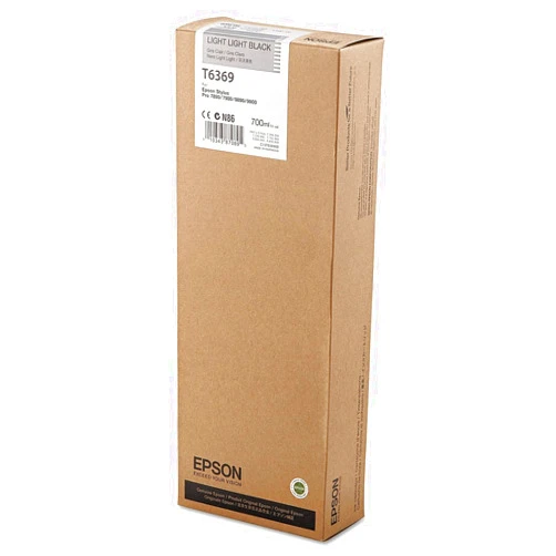 Epson UltraChrome HDR Ink Cartridge - 700ml Light Light Black (T636900)