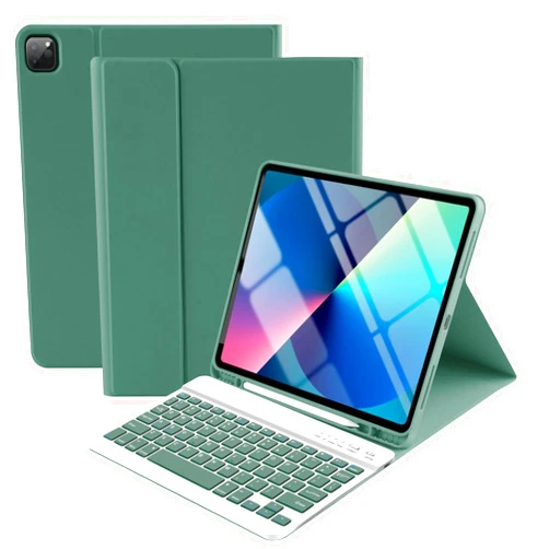 TaIYanG iPad Air 13 inch M2 2024 Case with Keyboard iPad Pro 12.9 6th Generation 2022 Case with Detachable Wireless Keyboard for iPad Pro 12.9 5th 2021 Case with Pencil Holder-Auto Sleep/Wake