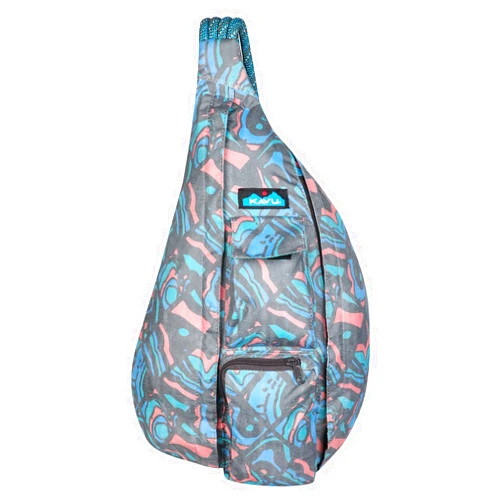 KAVU Original Rope Sack Sling Crossbody Backpack - Topo Smash