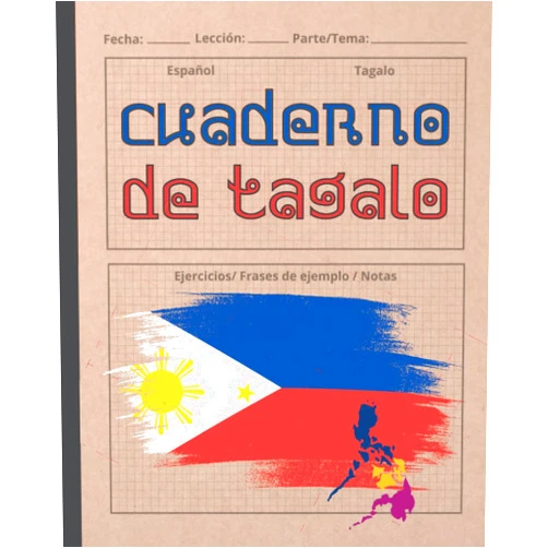 Inspired Editions CUADERNO DE TAGALO: Indicado para el aprendizaje del idioma filipino | Vocabulario, verbos, ejercicios... | Especial estudiantes de esta lengua. (Spanish Edition)