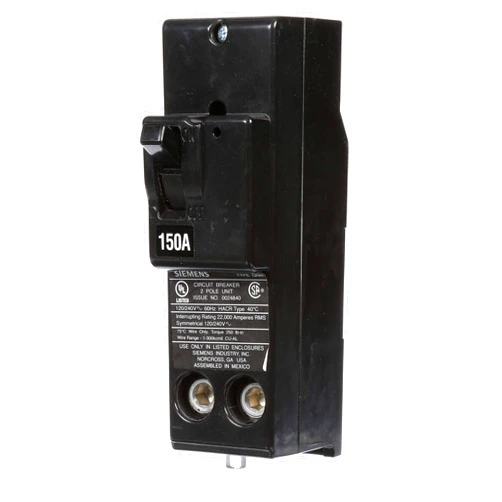 Siemens QN2150H 150A Double Pole 120/240-Volt 22K type QNH Circuit Breaker