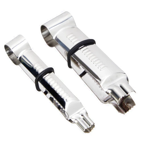 PME Heart Shape Serrated Crimpers, Large and Small Sizes, Set of 2