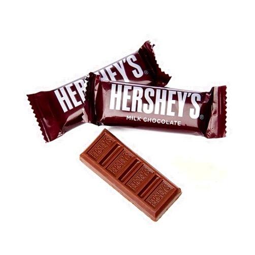Sweet Savora HERSHEYS Milk Chocolate Snack Size Candy Bars in Bulk (3 Pound)