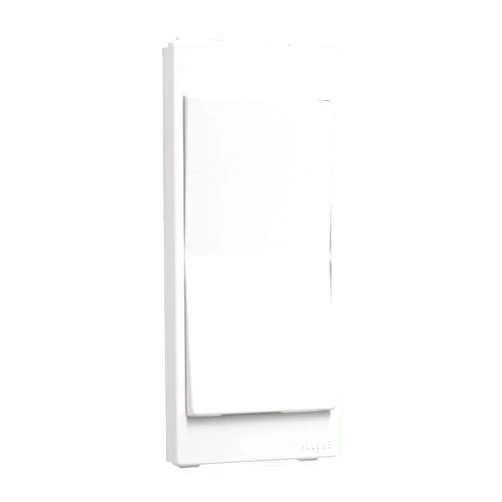 TayMac A20W Allure Nonmetallic Wallplate with Rocker Switch Insert, White