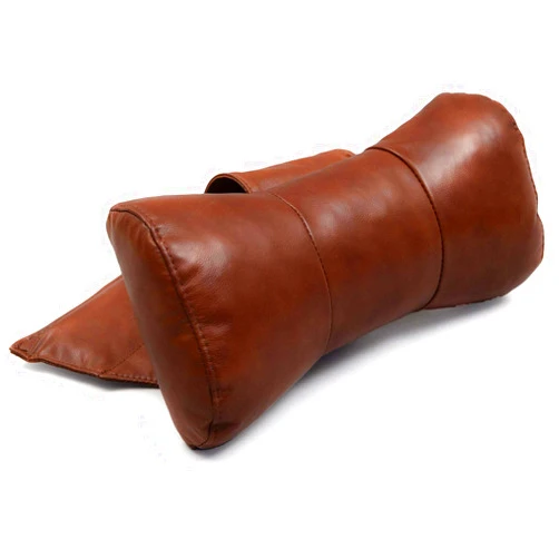 Octane Seating Contoured Recliner Head & Neck Pillow | Cognac Leather