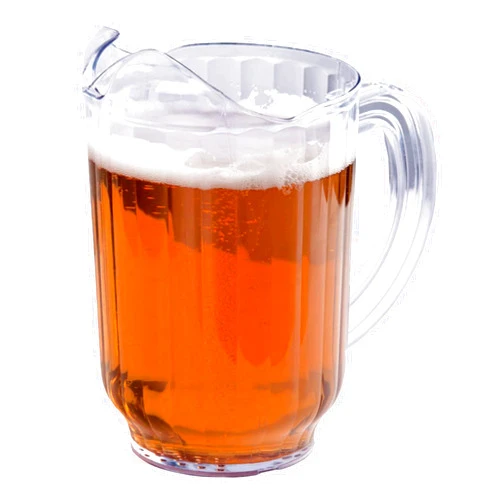 Mozingo ~ Beverage Pitchers Set of 12 Clear Restaurant Plastic Pitchers for Drinks (60 Ounce)