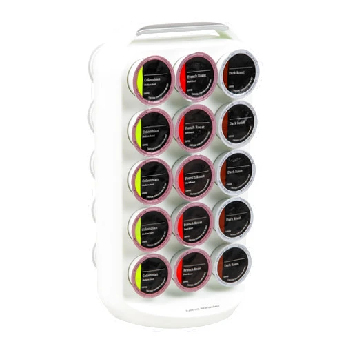 Mind Reader Single Serve Coffee Pod Carousel, 30 Pod Capacity, Countertop Organizer, 6.75