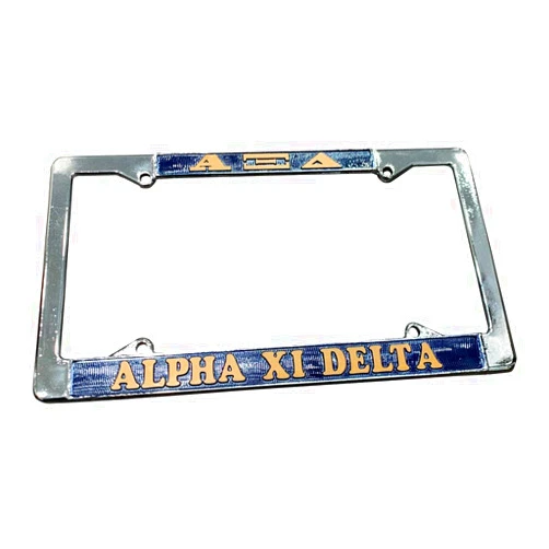 Greekgear Alpha Xi Delta License Plate Frame