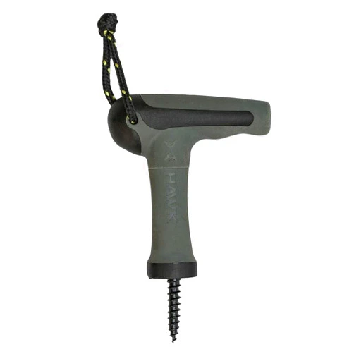 Hawk Jab Handle Easy-Grip Lightweight Hunting Tree Hook with Beefy T-Handle and Ultra-Sharp AugerTip Threads