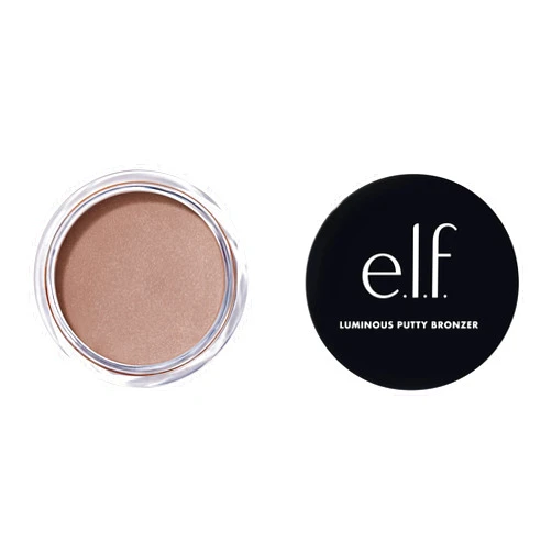 e.l.f. Luminous Putty Bronzer, Lightweight Putty-to-Powder Bronzer For A Radiant, Glowing Finish, Highly Pigmented, Vegan & Cruelty-Free, Vacay Mood