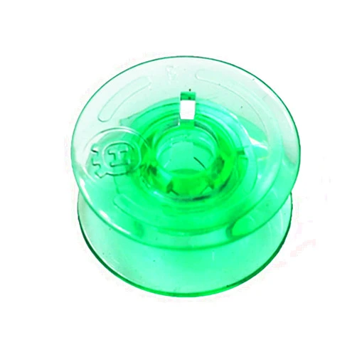 HONEYSEW 20pcs Clear Green Bobbins Compatible with Viking Husqvarna White Home #4125615-45#4123078-G, Compatible with Husqvarna Viking Rose Designer Platinum Lily Series