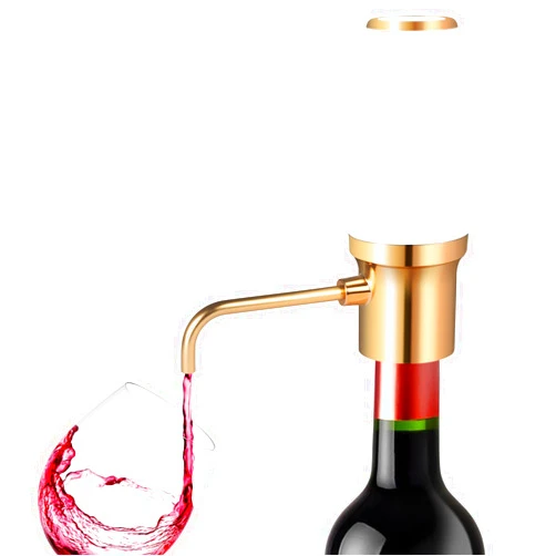 XSMNER Electric Wine Aerator, Wine Accessories Aeration for Beginner Enthusiast, Wine Aerator Pourer Spout, Wine Gifts, Wine Dispenser with USB Rechargeable for Travel, Home, Bar