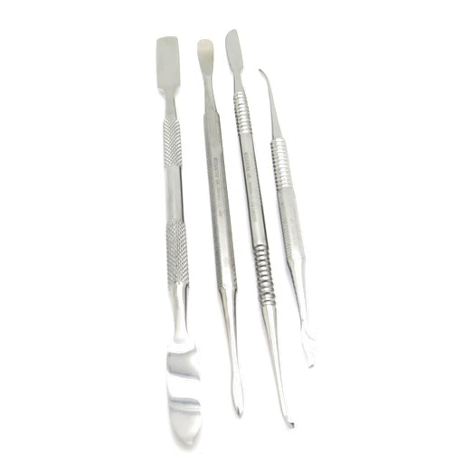 Premium Instruments Spatulas Dental Lab Instruments Cement Plaster Mixing Stainless Steel Double Ended Standard Set of 4