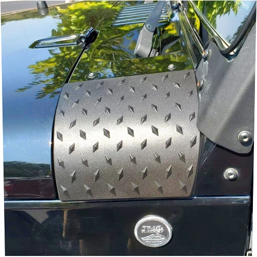 MOEBULB Cowl Body Armor Outer Cowling Cover Powder Coated Finish Compatible with Jeep Wrangler JK JKU Rubicon Sahara X Off Road Sport X & Unlimited 2/4 door 2007-2018