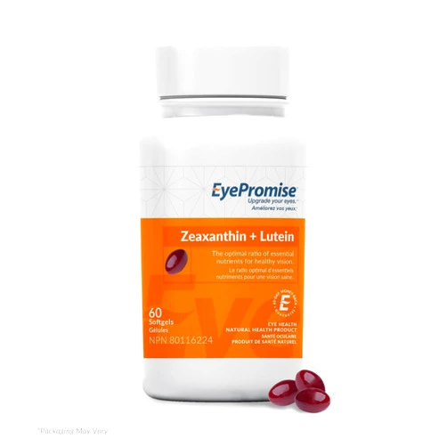 EyePromise Zeaxanthin + Lutein Eye Vitamin - 60 Softgels Capsules Made with Natural Ingredients for Diets Including Gluten Free and Vegetarian - Protect & Enhance Your Eye Health Completely