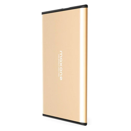 Maxone 500GB Ultra Slim Portable External Hard Drive HDD USB 3.0 for PC, Mac, Laptop, PS4, Xbox one - Gold