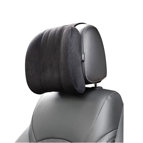 Forbell Premium Memory Foam Car Neck Pillow with Washable Cover - Provides Comfortable Neck Support for Driving and Travel 1pc (Black)