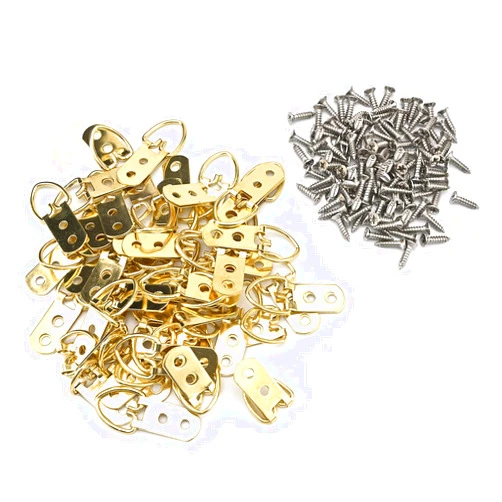 MroMax 100PCS Ring Picture Frame Buckle 2.13