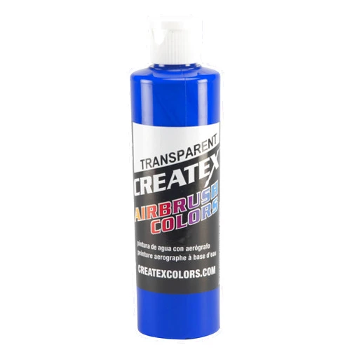 Createx Colors Paint for Airbrush, 8 oz, Transparent Ultramarine Blue