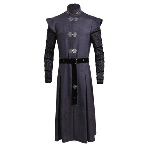 Kucos Mens Daemon Costume Cape Robe Cosplay Trench Coat Jacket Prince Commander Windbreaker Halloween