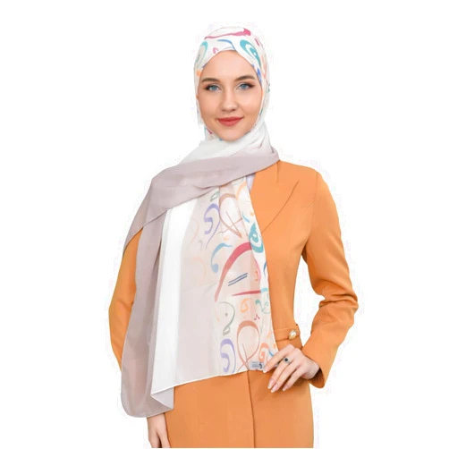 Al-Maqdisi For Hijab and Scarf Women-Arabic Letters Scarf-Chiffon Hijab-Hijab Magnets-Hijab Scarf for Women-Arab Hijab islami