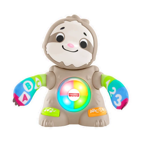 Fisher-Price Linkimals Smooth Moves Sloth, clapping baby toy with music, lights, and learning songs for babies & toddlers ages 9 months & up
