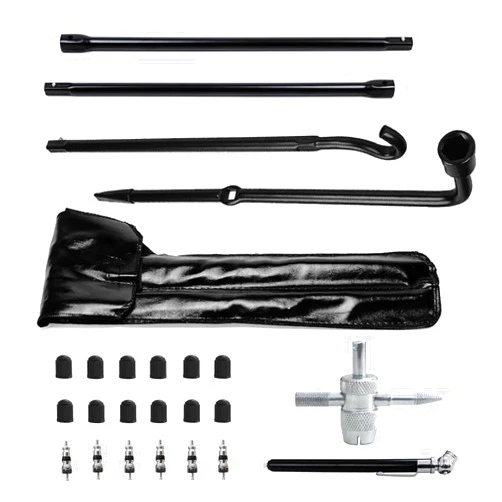 YQCSO Spare Tire Removal Tool Kit Tire Lug Wrench Handle Tire Removal Replacement Kit Fit For 2004-2019 Ford F-150 2006-2014 Mark LT 2010-2014 MKT 2005-2010 Jeep Grand Cherokee