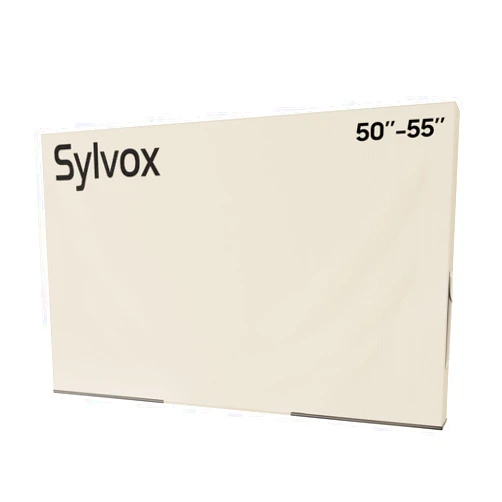 SYLVOX 50'' - 55'' TV Cover Weatherproof Outdoor TV Screen Cover, 600D Oxford fabric Waterproof Dustproof, and Moisture Resistant, with remote control pocket Suitable for outdoor TV protection