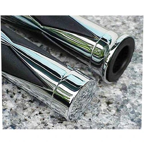 I5motorcycle i5 Chrome Diamond Hand Grips for Harley Davidson Sportster Softail Dyna Road King Electra Tour Street Hydra Super Wide Glide V-Rod VRSC FXD FLD FLS FXS FX FL XL 883 1200