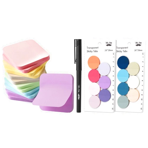 Mr. Pen- Sticky Note Set and Transparent Sticky Notes