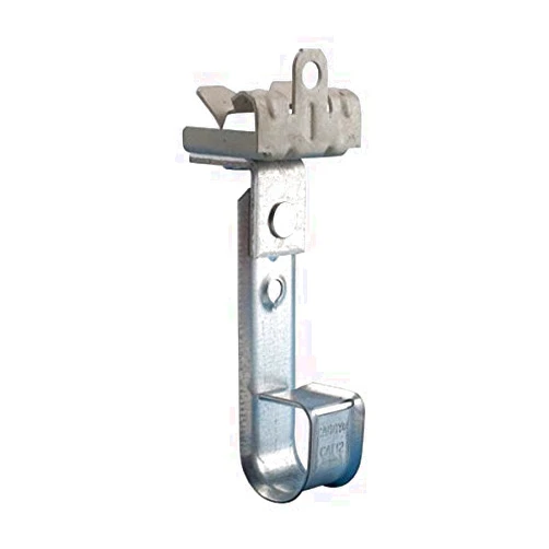 Erico CAT1224 Steel/Spring Steel J-Hook with Hammer-On Flange Clip 3/4 Inch Caddy®