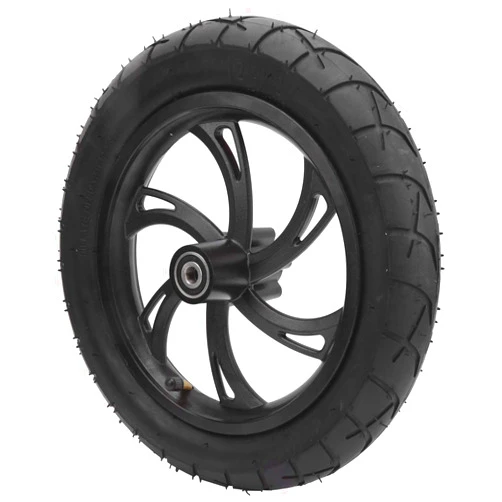 Fydun 12In Electric Scooter, Wheel Hub Rubber Tyre Replacement 12 In Wheel Tire With 1 2X2 1 4