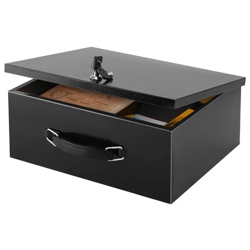 xydled Fire Resistant Safe Fire Safe Box with Key Lock for Home Office Security Storage for Valuables Documents,13.2