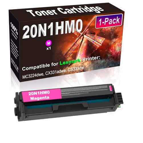 Kolasels 1-Pack (Magenta) Compatible MC3224dwe CX331adwe CS331dw Toner Cartridge Replacement for 20N1HM0 Printer Toner Cartridge (High Capacity)