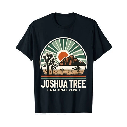 Vintage Joshua Tree National Park Joshua Tree National Park Retro Vintage Hike Camping Outdoor T-Shirt
