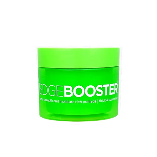 Edge Booster Style Factor Extra Strength and Moisture rich pomade - Thick & Coarse Maximum hold 3.38oz- Emerald (2 Pack)