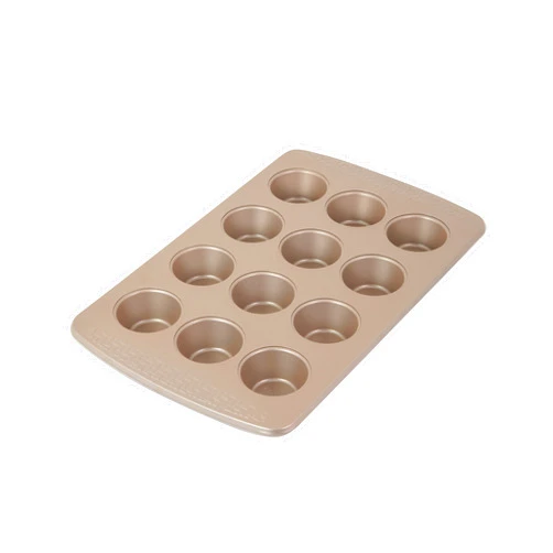 Chicago Metallic Everyday Non-Stick 12 Cup Muffin and Cupcake Pan. Perfect for creating evenly sized muffins, cupcakes, egg cups, and more