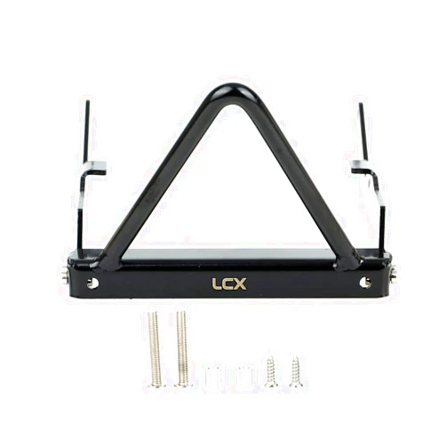 LCX Racing 1/10th RC Crawler Car CNC Machined Metal Front Bumper for Axial UTB10 Capra Unlimited Trail Buggy, Upgrades Parts Accessories